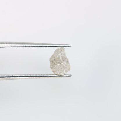 1.12 CT Light Grey Loose Uncut Rough Diamond - Unique Gemstone for Promise Rings and Gold Diamond Jewelry