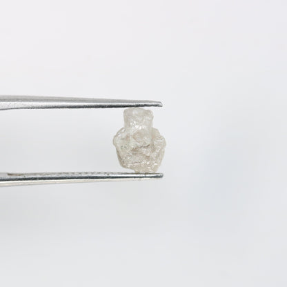 1.12 CT Light Grey Loose Uncut Rough Diamond - Unique Gemstone for Promise Rings and Gold Diamond Jewelry