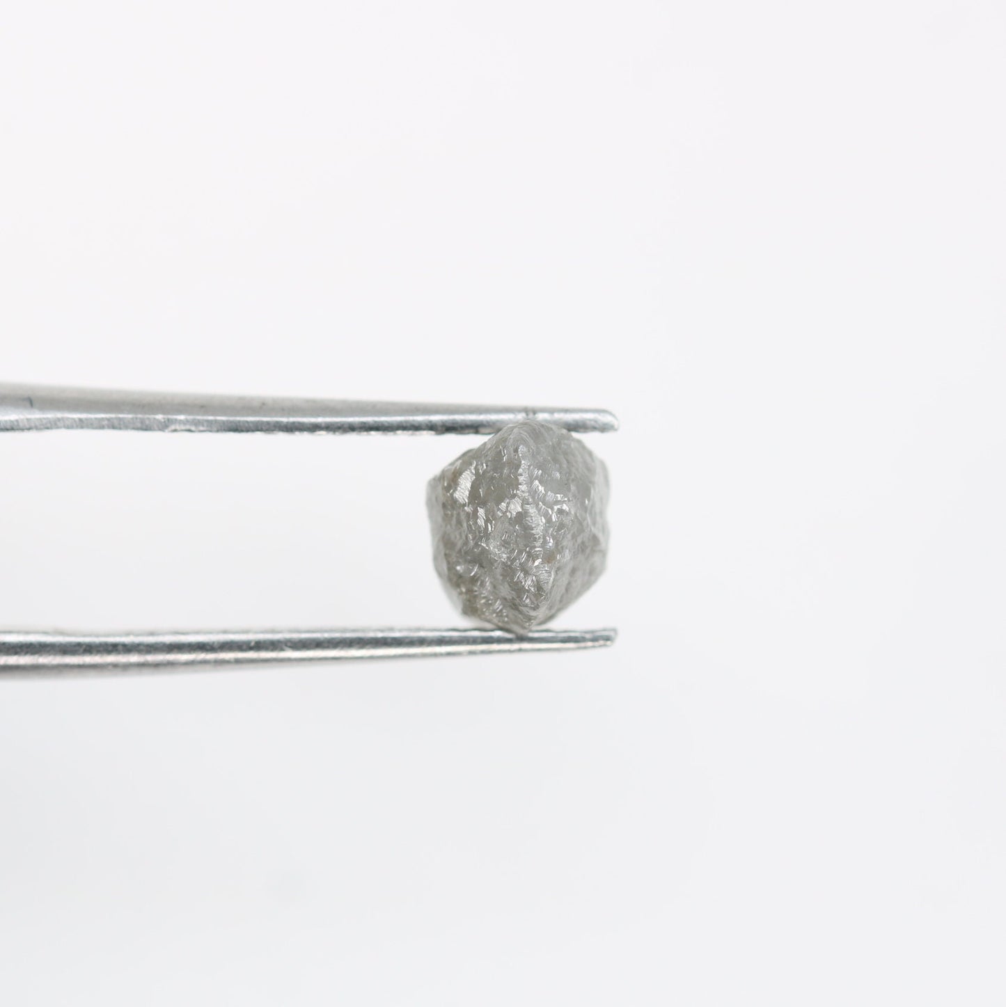 1.23 CT Natural Grey Loose Rough Uncut Raw Diamond - Unique Gemstone for Wedding Jewelry and Custom Gold Rings