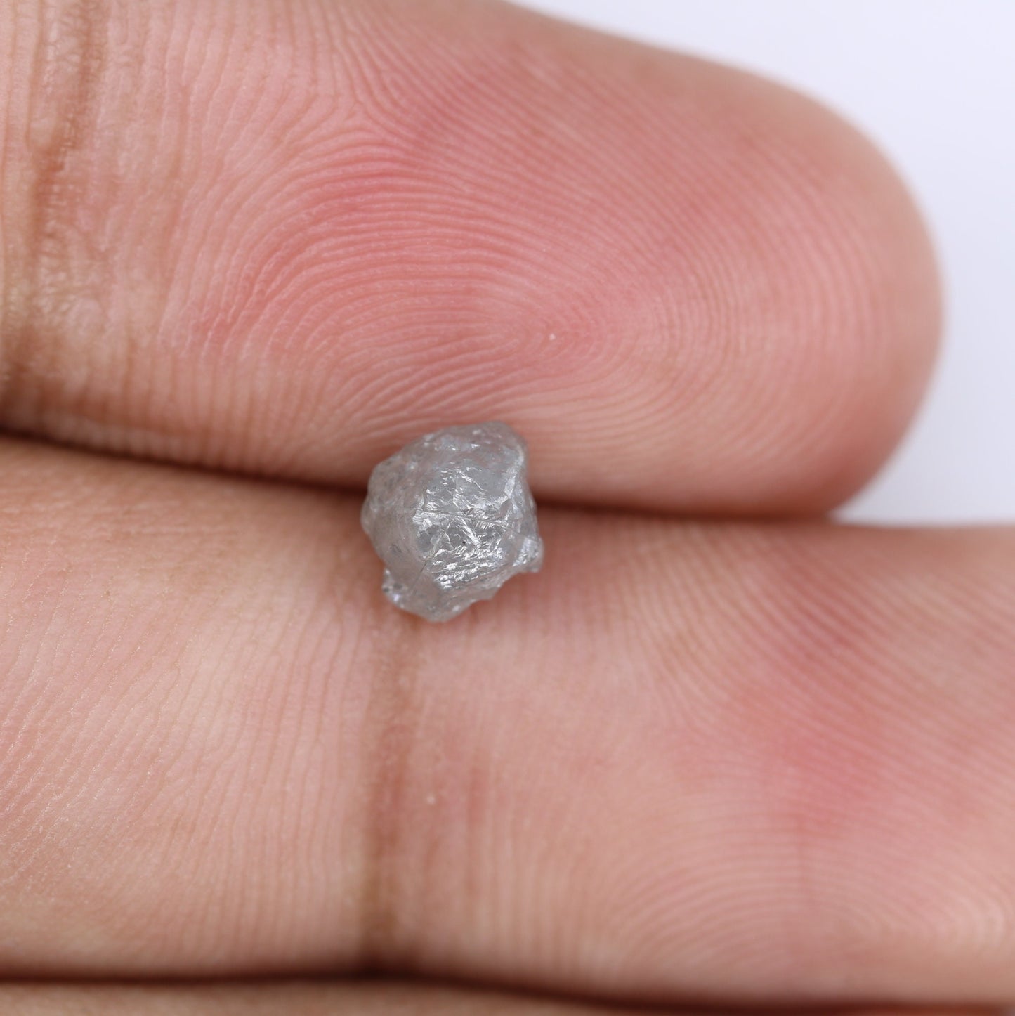 1.23 CT Natural Grey Loose Rough Uncut Raw Diamond - Unique Gemstone for Wedding Jewelry and Custom Gold Rings