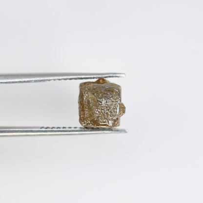 4 CT Loose Fancy Green Uncut Rough Raw Diamond - Stunning Gemstone for Artisan Jewelry and Custom Gold Rings