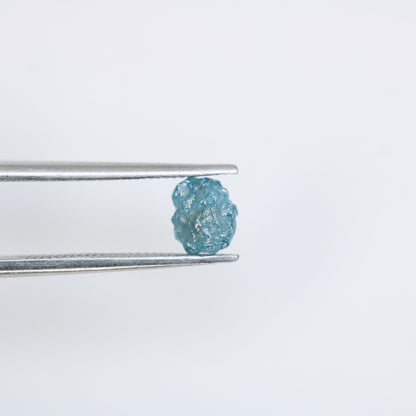 0.81 CT Blue Fancy Rough Uncut Diamond - Unique Gemstone for Engagement Rings and Custom Gold Jewelry