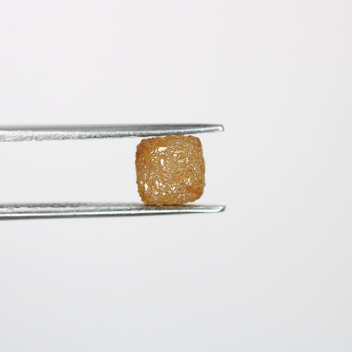 2.6 CT Salt and Pepper Raw Rough Diamond - Uncut African Cube Gemstone - One-of-a-Kind Rough Diamond Ring - Perfect Gift for Her