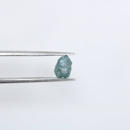 1.32 CT Loose Rough Blue Unpolished Diamond - Distinctive Gemstone for Stylish Wedding Bands and Personalized Gold Jewelry