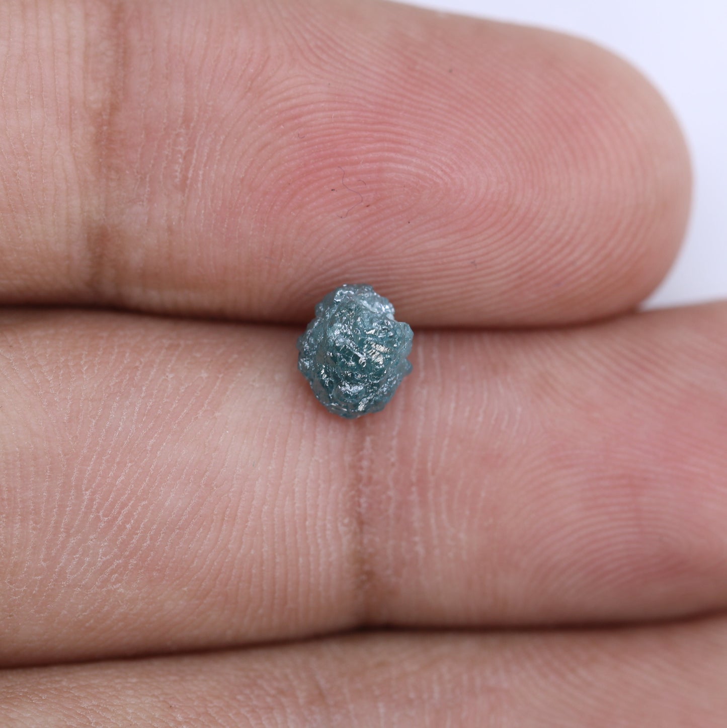 1.32 CT Loose Rough Blue Unpolished Diamond - Distinctive Gemstone for Stylish Wedding Bands and Personalized Gold Jewelry