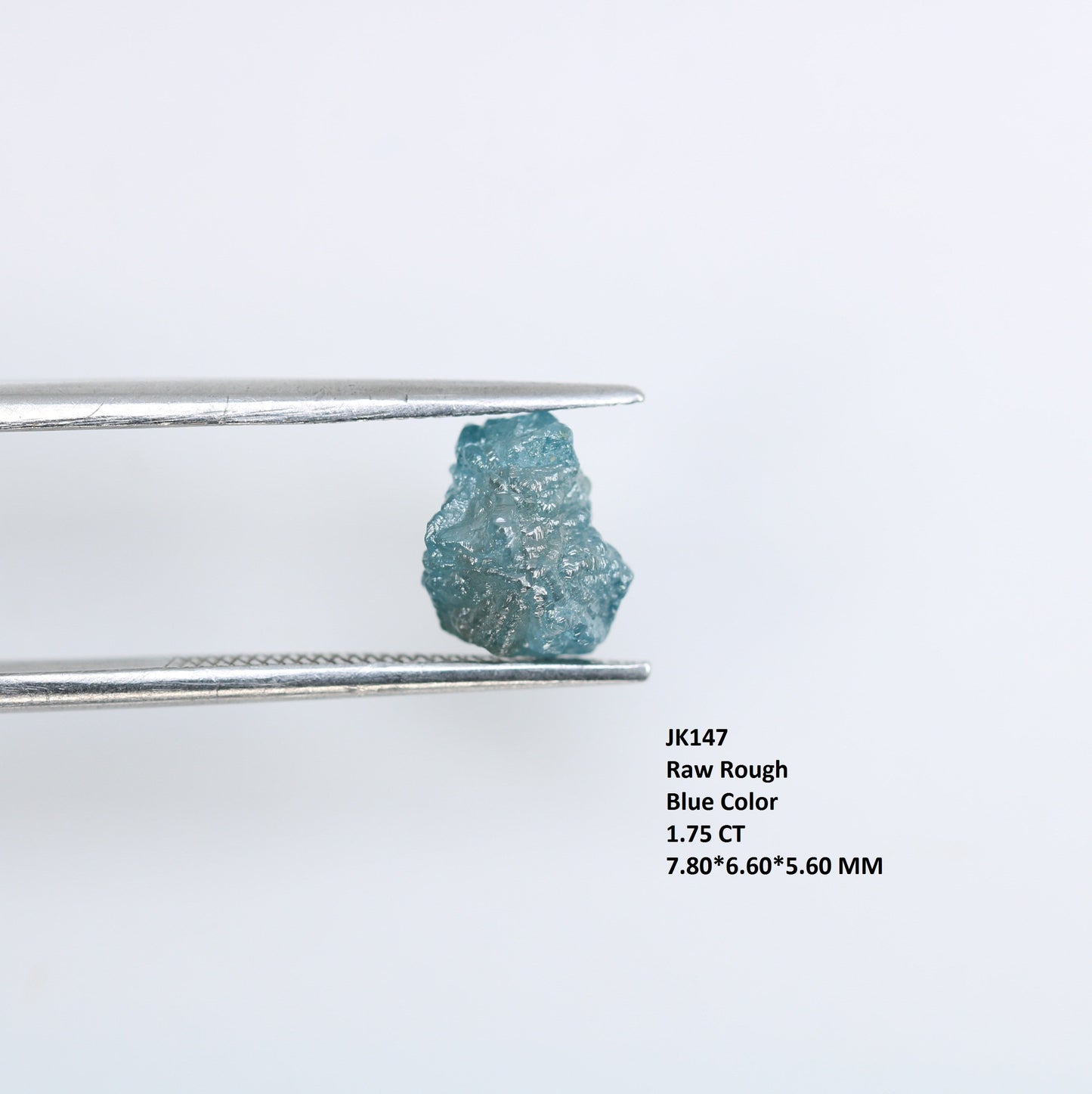 1.75 CT Salt and Pepper Raw Uncut Diamond - African Rough Gemstone - Ethical Conflict-Free Jewelry - Engagement Ring - Gift for Her