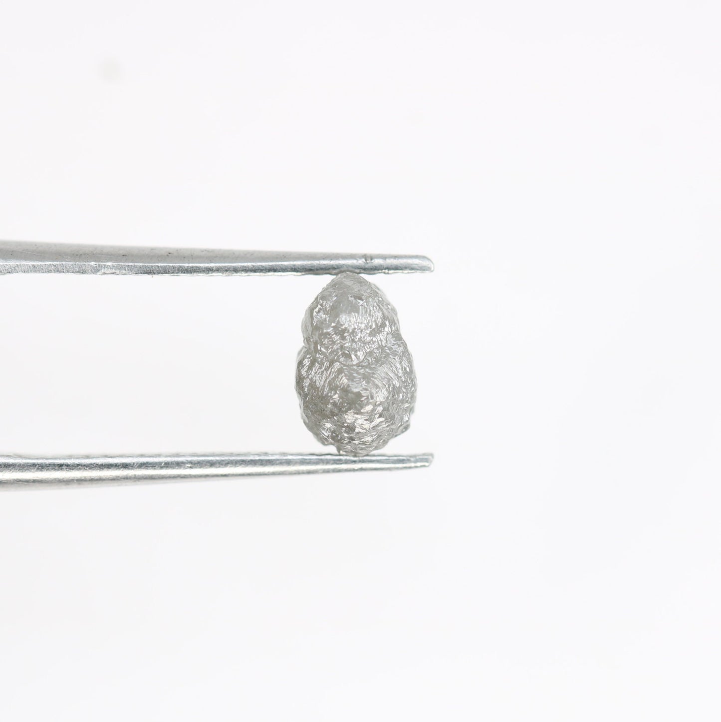 1.02 CT Salt and Pepper Raw Uncut Diamond - African Rough Gemstone - Eco-Friendly Conflict-Free Engagement Ring - Perfect Gift for Her