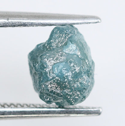 1.37 CT Salt and Pepper Raw Uncut Diamond - African Rough Gemstone - Ethical Conflict-Free Gem - Unique Raw Diamond Ring Ideal Gift for Her