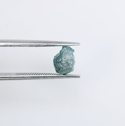 1.37 CT Salt and Pepper Raw Uncut Diamond - African Rough Gemstone - Ethical Conflict-Free Gem - Unique Raw Diamond Ring Ideal Gift for Her