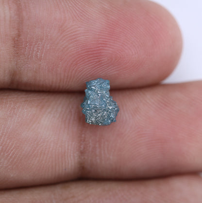 1.75 CT Salt and Pepper Raw Uncut Diamond - African Rough Gemstone - Ethical Conflict-Free Jewelry - Engagement Ring - Gift for Her