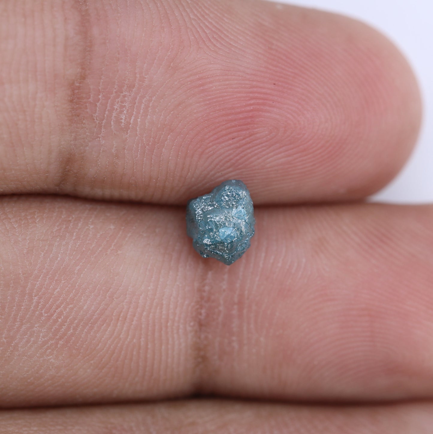 1.37 CT Salt and Pepper Raw Uncut Diamond - African Rough Gemstone - Ethical Conflict-Free Gem - Unique Raw Diamond Ring Ideal Gift for Her