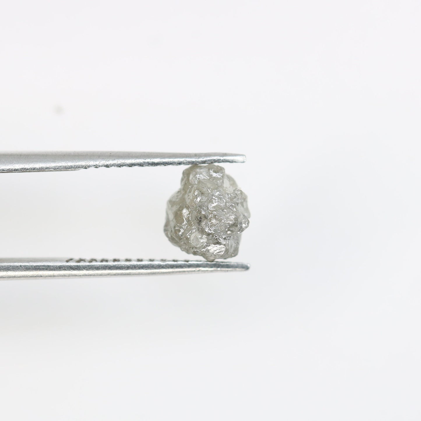 1.09 CT Salt and Pepper Raw Rough Diamond - Uncut African Gem - Conflict-Free Unique Ring - Artisan Rough Diamond Jewelry Ideal Gift for Her