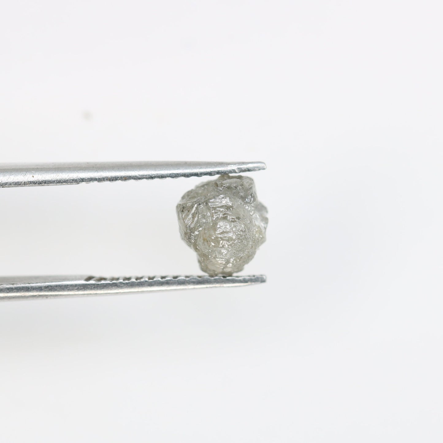 1.09 CT Salt and Pepper Raw Rough Diamond - Uncut African Gem - Conflict-Free Unique Ring - Artisan Rough Diamond Jewelry Ideal Gift for Her