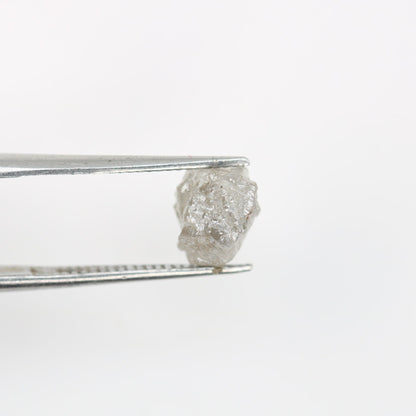 2.30 CT Natural Grey Uncut Rough Loose Diamond - Unique Unpolished Gem for Engagement Rings - Custom Gold Ring - Artisan Raw Diamond Jewelry