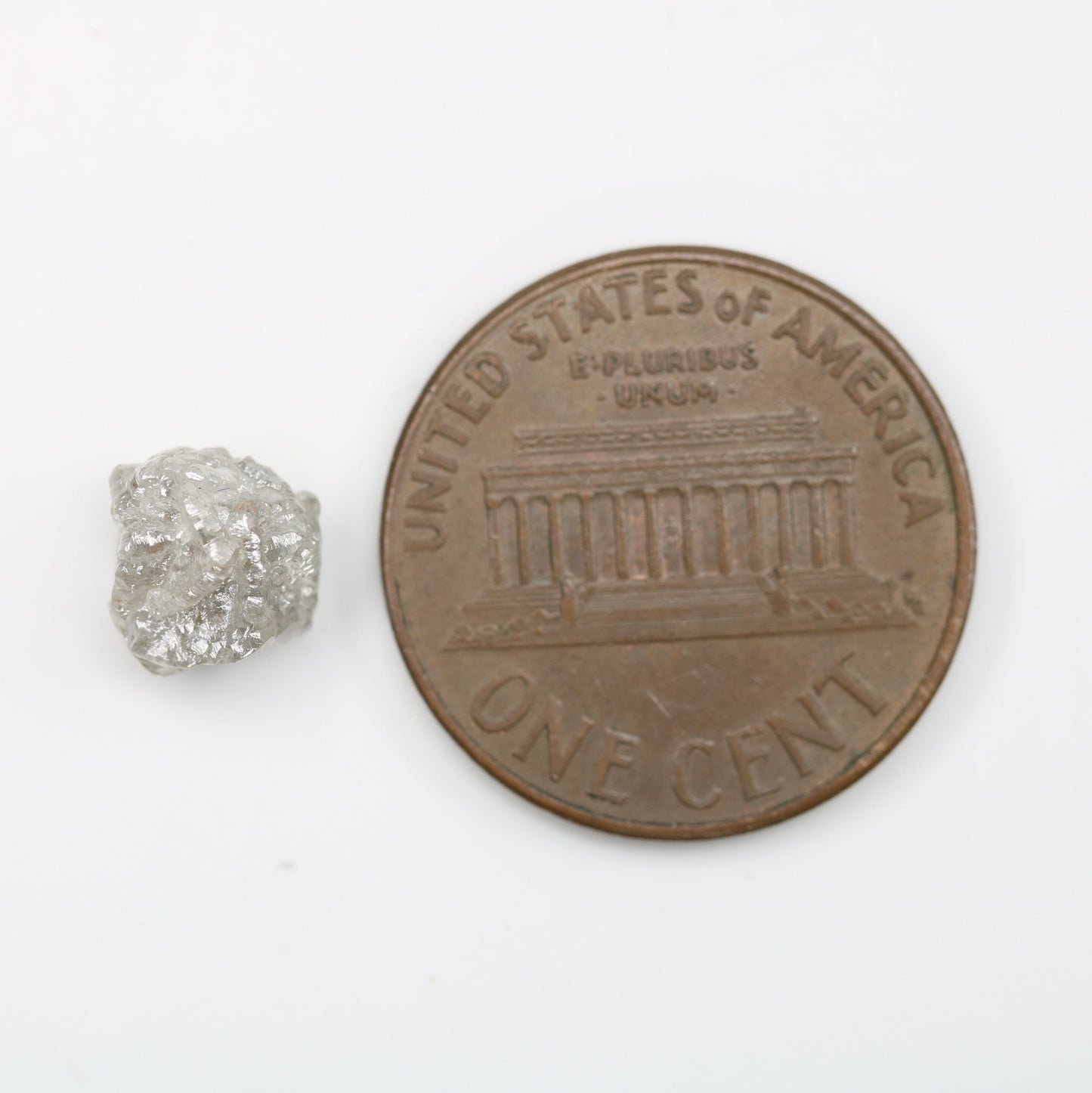 2.30 CT Natural Grey Uncut Rough Loose Diamond - Unique Unpolished Gem for Engagement Rings - Custom Gold Ring - Artisan Raw Diamond Jewelry