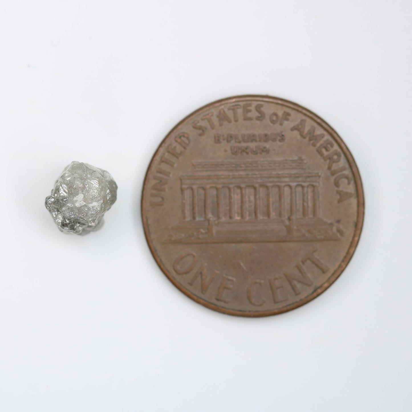 1.09 CT Salt and Pepper Raw Rough Diamond - Uncut African Gem - Conflict-Free Unique Ring - Artisan Rough Diamond Jewelry Ideal Gift for Her