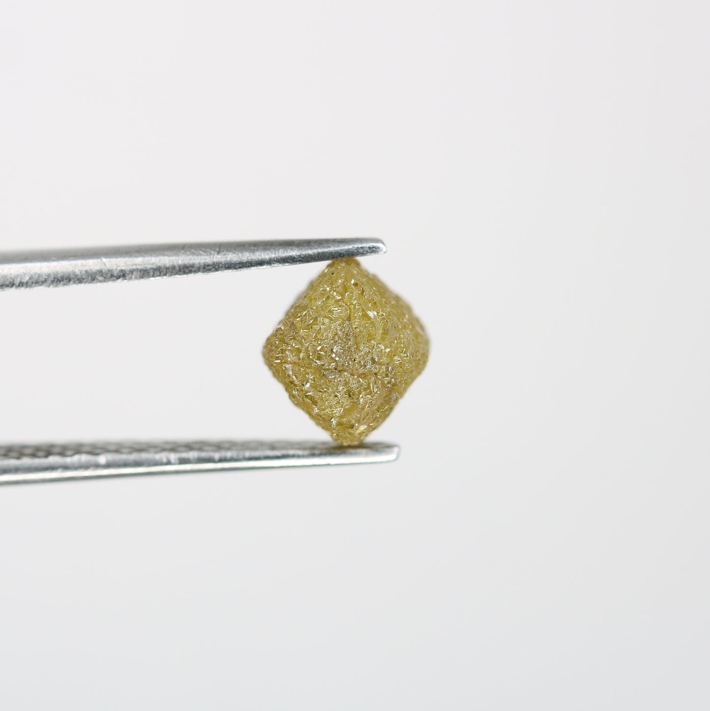 2.35 CT Salt and Pepper Raw Rough Diamond - Uncut African Cube Gem - Rough Diamond Ring - Conflict-Free Jewelry - Ideal Gift for Her