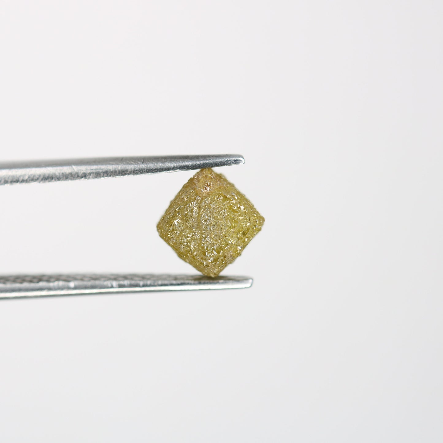 2.35 CT Salt and Pepper Raw Rough Diamond - Uncut African Cube Gem - Rough Diamond Ring - Conflict-Free Jewelry - Ideal Gift for Her