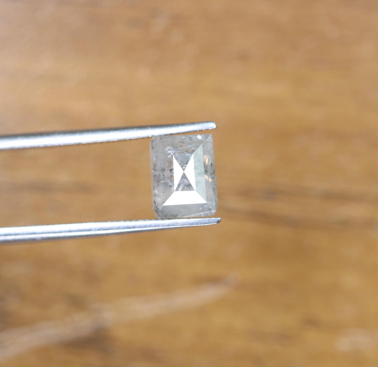 1.62 Carat Natural Loose Salt and Pepper Diamond | Geometric Gray Gemstone | Ideal for Ring or Pendant | I3 Clarity