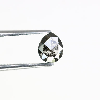 0.54 CT Pear Shape Salt and Pepper Loose Diamond | Bezel Set Natural Gemstone | Unique Gold Ring | Artisan Jewelry |Perfect Anniversary Gift