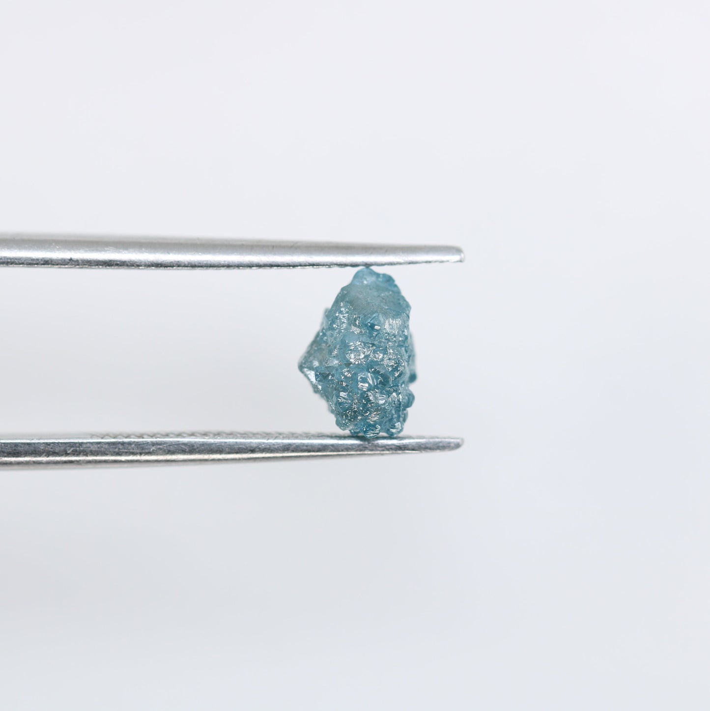 1.37 CT Blue Salt and Pepper Raw Rough Diamond - Uncut African Gem - Conflict-Free Ring -Rough Diamond Jewelry - Perfect Gift for Girlfriend