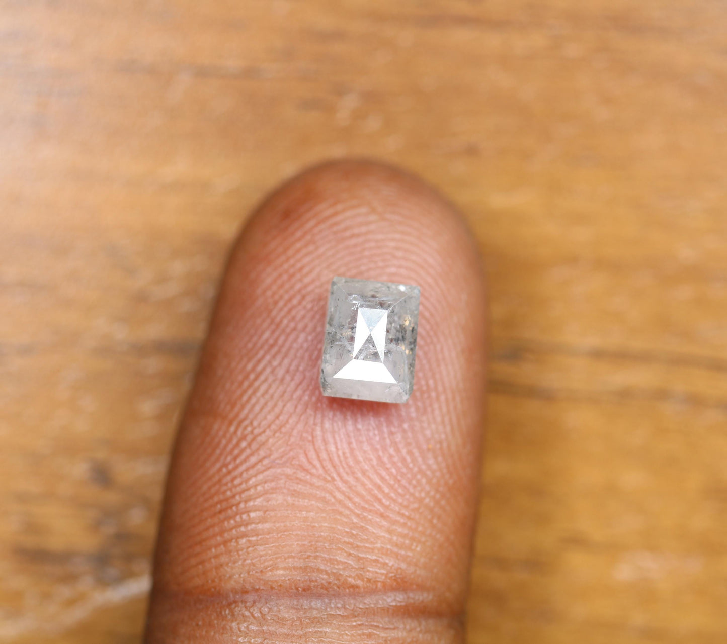 1.62 Carat Natural Loose Salt and Pepper Diamond | Geometric Gray Gemstone | Ideal for Ring or Pendant | I3 Clarity