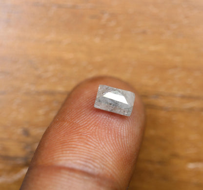 1.62 Carat Natural Loose Salt and Pepper Diamond | Geometric Gray Gemstone | Ideal for Ring or Pendant | I3 Clarity