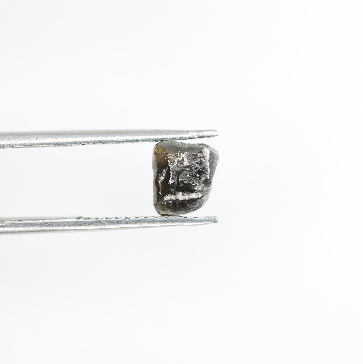 3.93 CT Salt and Pepper Raw Rough Diamond - Uncut African Gem - Conflict-Free Unique Diamond Ring - Ideal Gift for Her