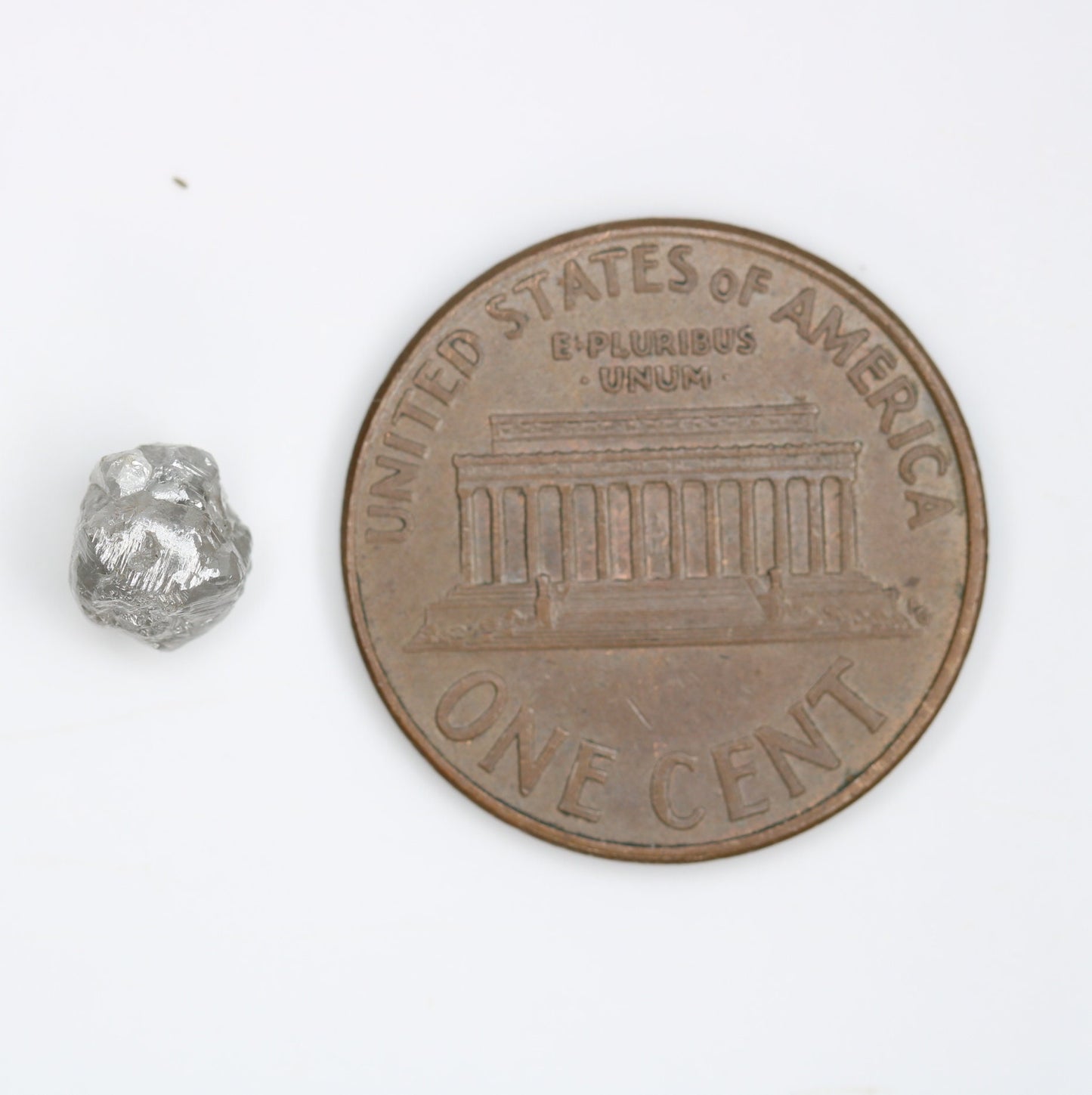 1.15 CT Grey Salt and Pepper Raw Uncut Diamond | Unrefined African Gem | Conflict-Free | Unique Rough Diamond Ring | Ideal Gift for Her