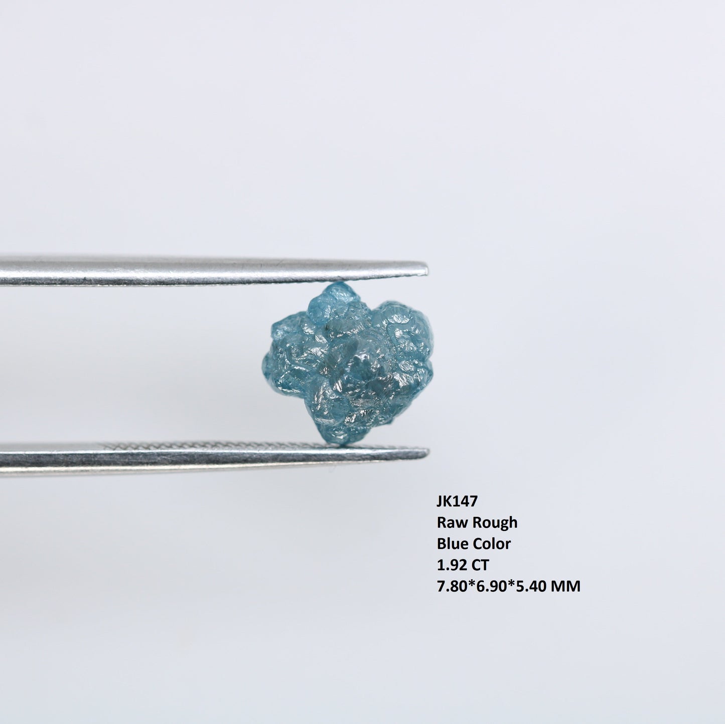 1.92 CT Salt and Pepper Raw Uncut Diamond | African Gemstone | Conflict-Free Unique Rough Ring | Ideal Gift for Her