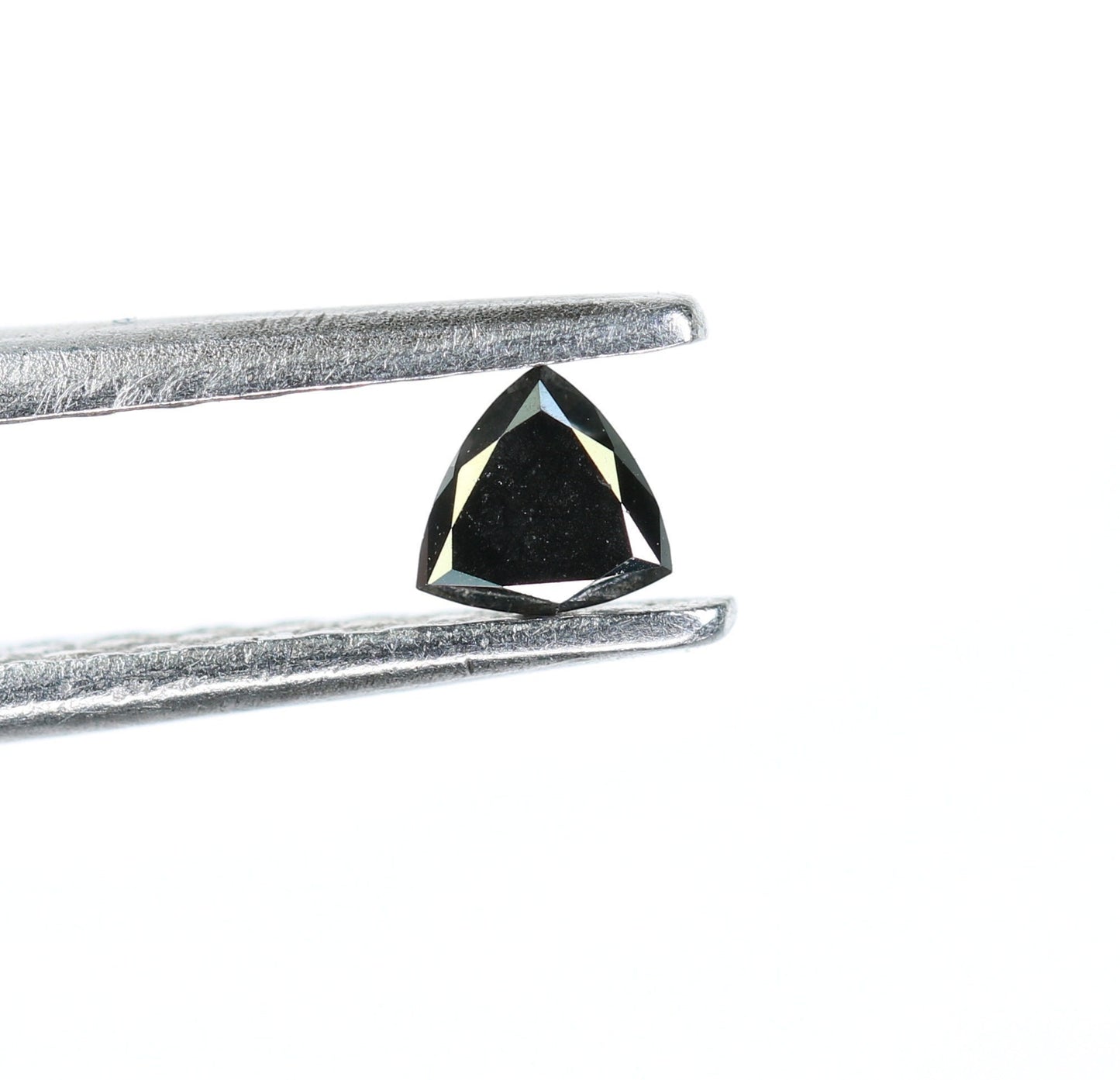 Natural Loose Triangle Metal Diamond Black Color 0.13 CT Triangle Shape Rose Cut Diamond Diamonds