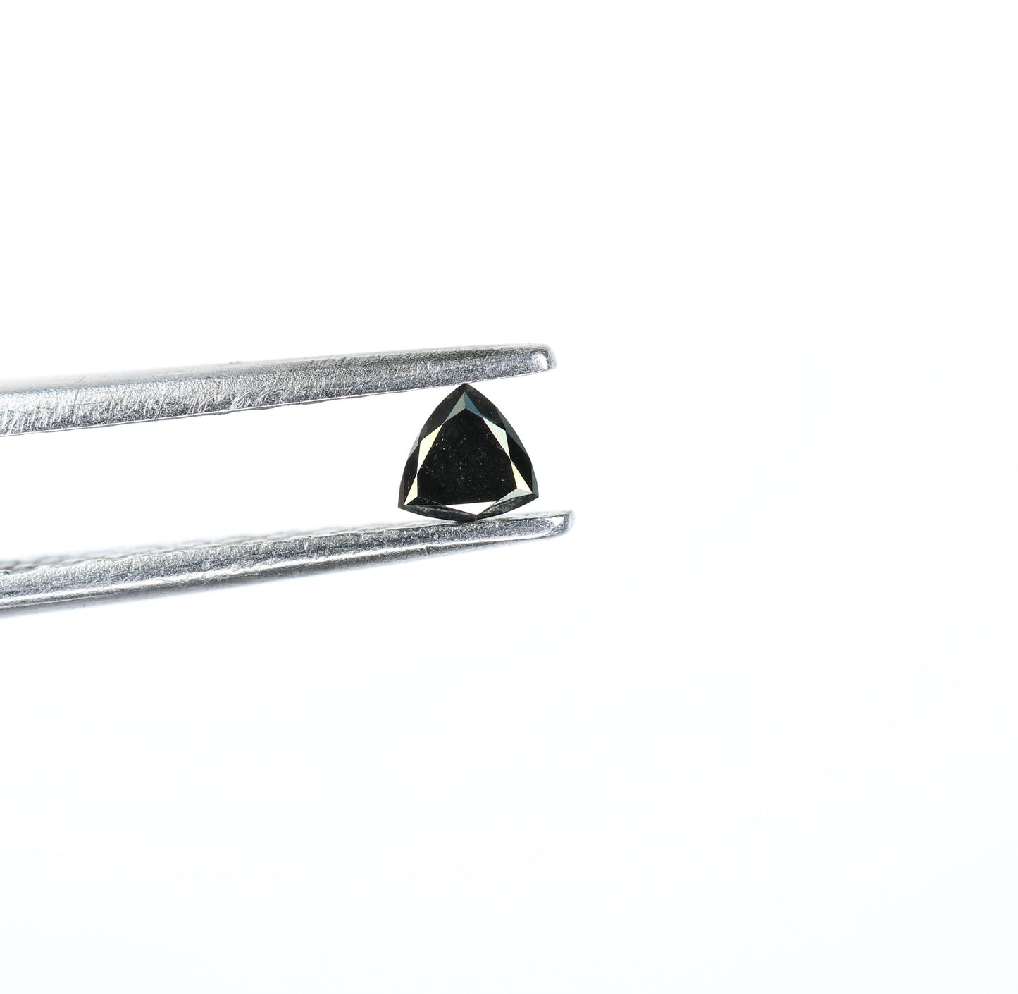 Natural Loose Triangle Metal Diamond Black Color 0.13 CT Triangle Shape Rose Cut Diamond Diamonds