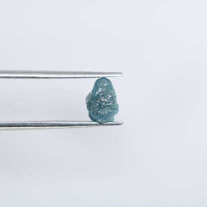 1.92 CT Salt and Pepper Raw Uncut Diamond | African Gemstone | Conflict-Free Unique Rough Ring | Ideal Gift for Her