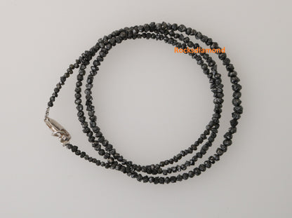 Black Diamond Beads | AAA Quality Faceted Loose Gems for Artisan Crystal Necklaces | Ideal Jewelry Making Supplies & DIY Craft Beads