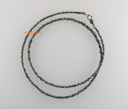 Black Diamond Beads | AAA Quality Faceted Loose Gems for Artisan Crystal Necklaces | Ideal Jewelry Making Supplies & DIY Craft Beads