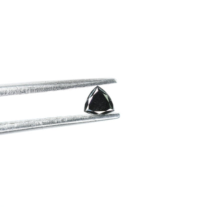 Natural Loose Triangle Metal Diamond Black Color 0.13 CT Triangle Shape Rose Cut Diamond Diamonds