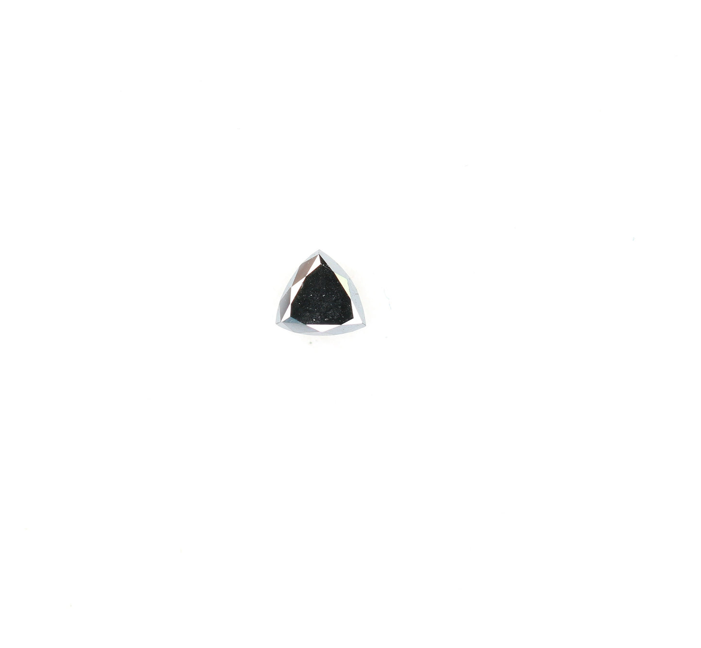 Natural Loose Triangle Metal Diamond Black Color 0.13 CT Triangle Shape Rose Cut Diamond Diamonds