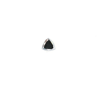 Natural Loose Triangle Metal Diamond Black Color 0.13 CT Triangle Shape Rose Cut Diamond Diamonds