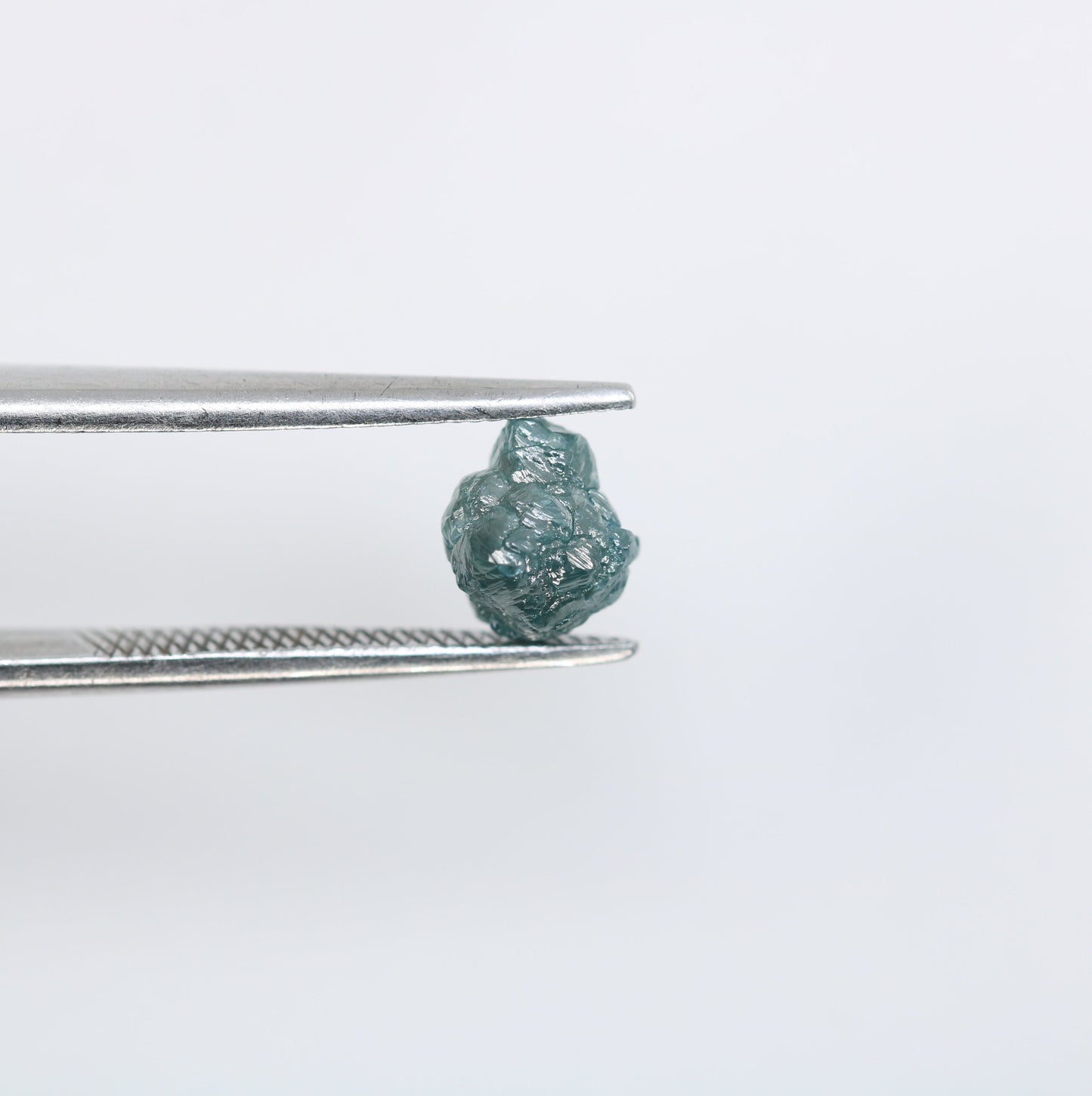 1.28 CT Blue Salt and Pepper Raw Uncut Diamond | African Gemstone | Conflict-Free Unique Ring | Perfect Gift for Her