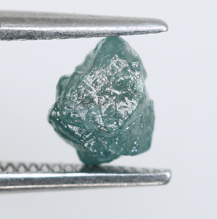 0.91 CT Salt and Pepper Raw Uncut Diamond | African Gemstone | Conflict-Free Unique Ring | Ideal Gift for Her