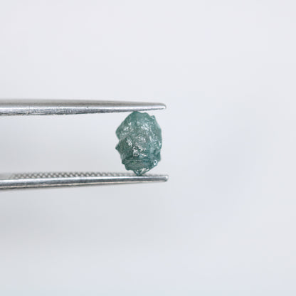 0.91 CT Salt and Pepper Raw Uncut Diamond | African Gemstone | Conflict-Free Unique Ring | Ideal Gift for Her
