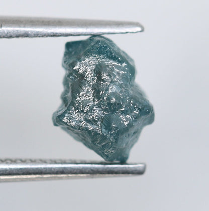 1.31 CT Salt and Pepper Raw Uncut Diamond | African Gemstone | Conflict-Free Unique Rough Ring | Ethical Gift for Her