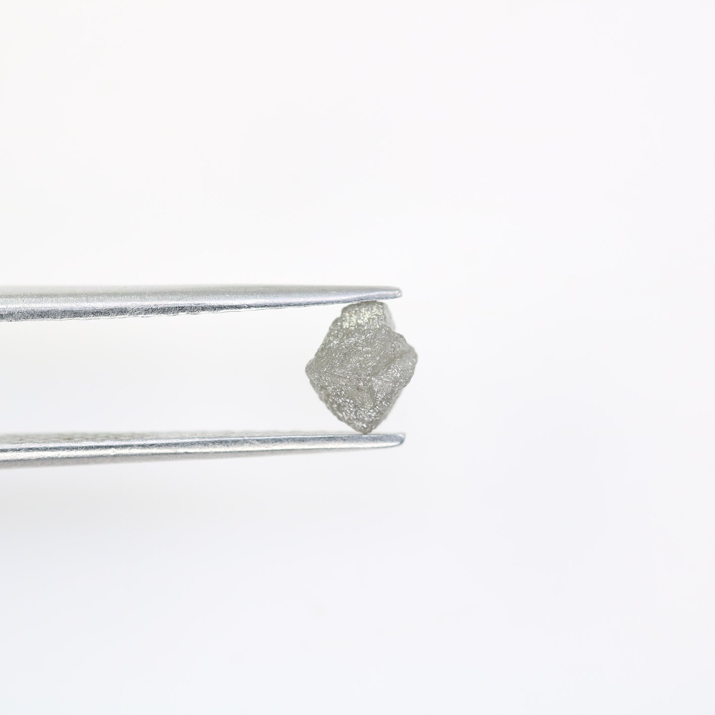 0.83 CT Salt and Pepper Raw Uncut Diamond | African Gemstone | Conflict-Free Unique Rough Ring | Elegant Gift for Her