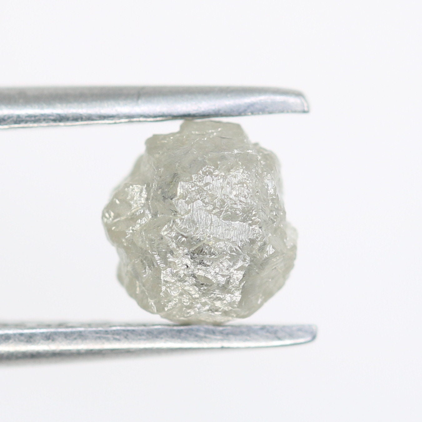 0.83 Carat Salt and Pepper Raw Uncut Diamond | African Gemstone | Conflict-Free Unique Ring | Elegant Gift for Her