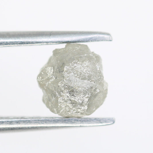 0.83 Carat Salt and Pepper Raw Uncut Diamond | African Gemstone | Conflict-Free Unique Ring | Elegant Gift for Her