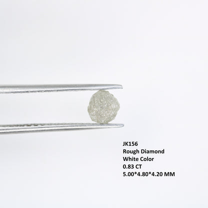 0.83 Carat Salt and Pepper Raw Uncut Diamond | African Gemstone | Conflict-Free Unique Ring | Elegant Gift for Her