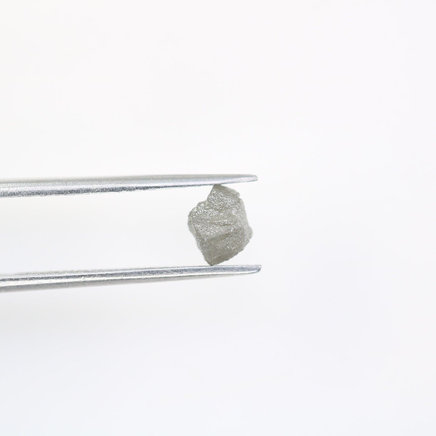 0.83 CT Salt and Pepper Raw Uncut Diamond | African Gemstone | Conflict-Free Unique Rough Ring | Elegant Gift for Her