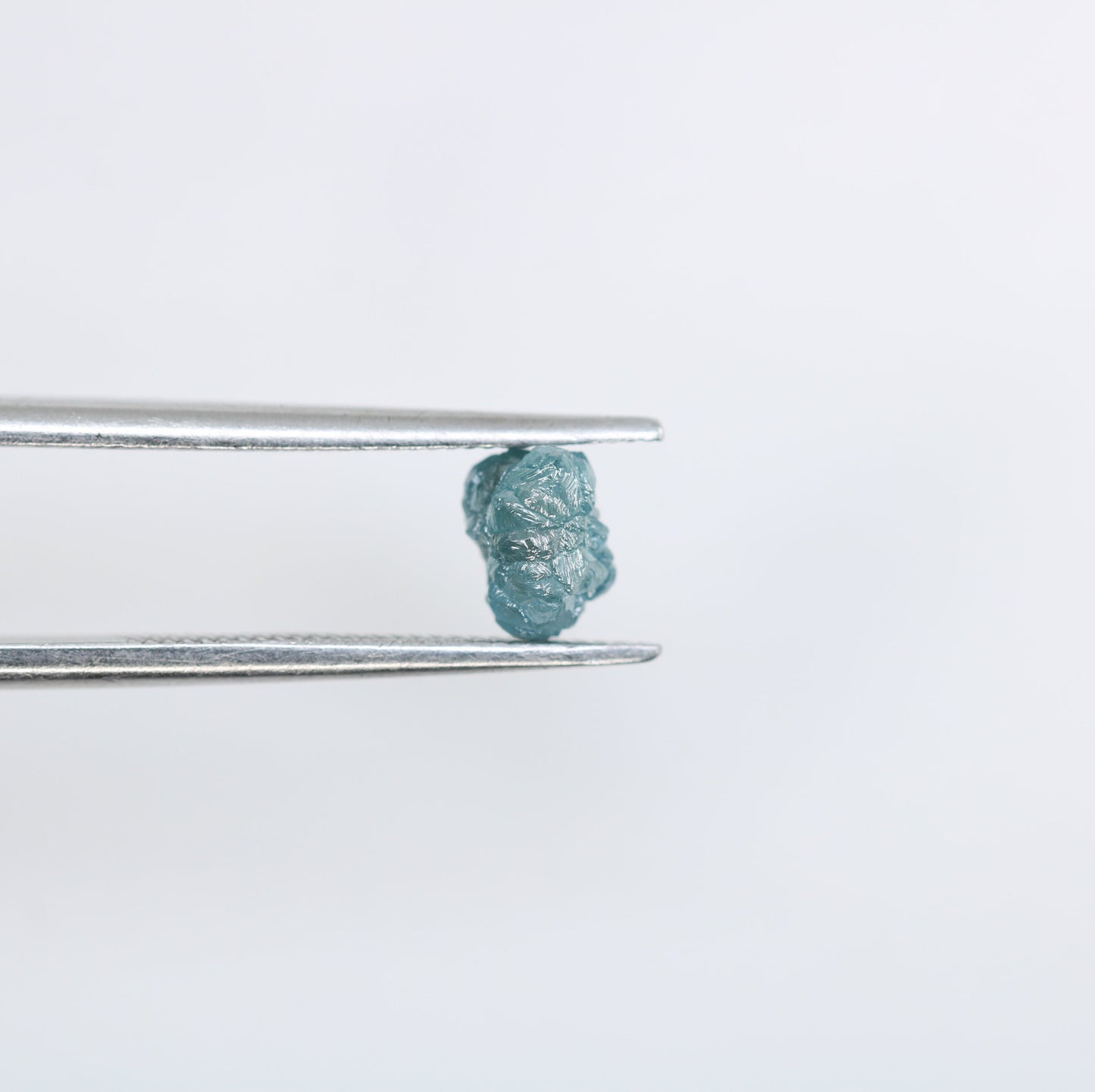 0.89 CT Blue Salt and Pepper Raw Uncut Diamond | African Gem | Conflict-Free Unique Rough Ring | Perfect Gift for Her