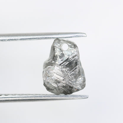 2.19 CT Salt and Pepper Raw Uncut Diamond | African Gemstone | Conflict-Free Unique Ring | Perfect Gift for Her