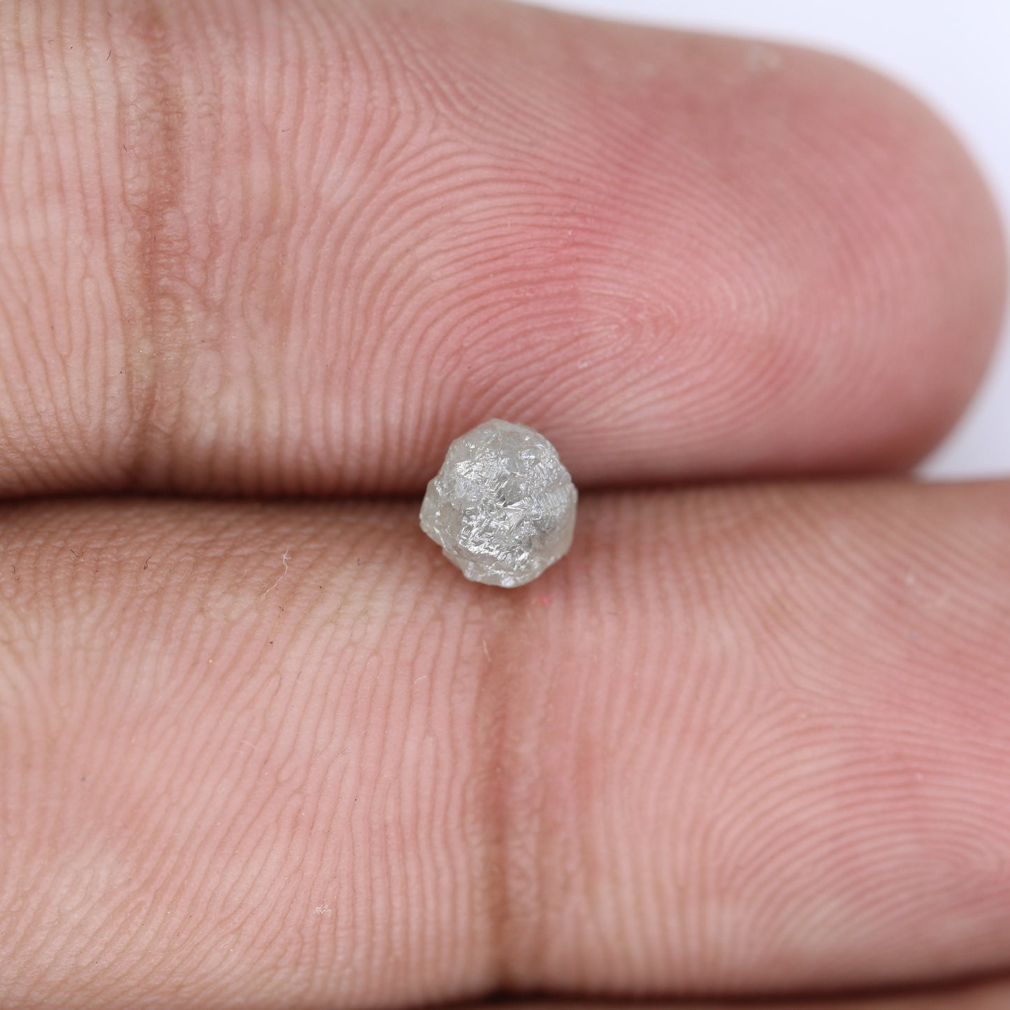 0.83 Carat Salt and Pepper Raw Uncut Diamond | African Gemstone | Conflict-Free Unique Ring | Elegant Gift for Her
